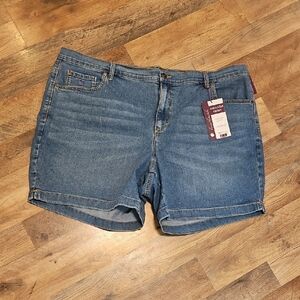Gloria Vanderbilt Medium Blue Denim Jean Shorts